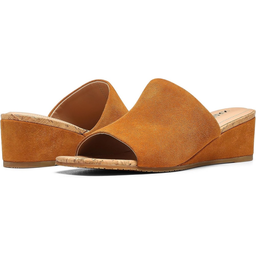 NYDJ Claudine Wedge Heel Mule in Cognac Size 6 NEW IN BOX $99 - Picture 6 of 8
